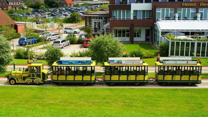 Lokomotive in Norddeich